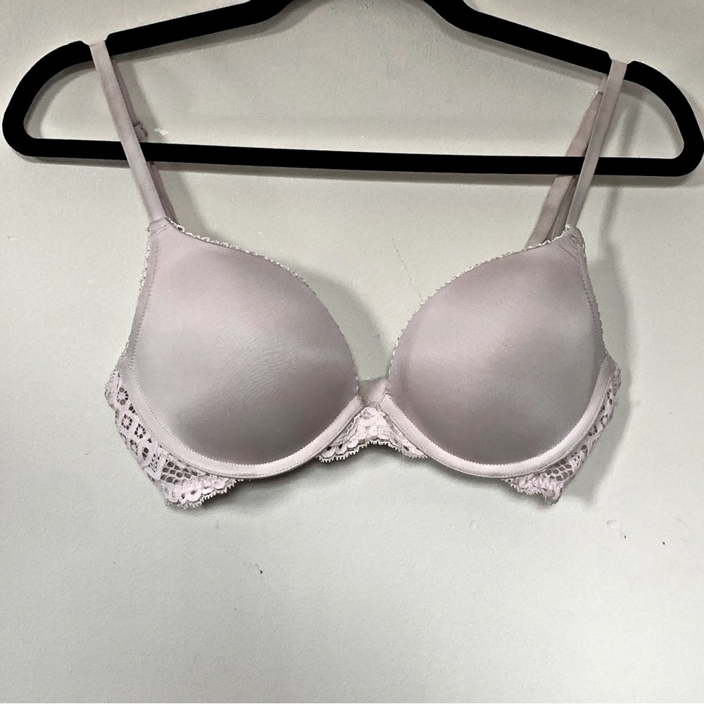 VS Dusty Pink Rose Dream Angels Push Up Bra